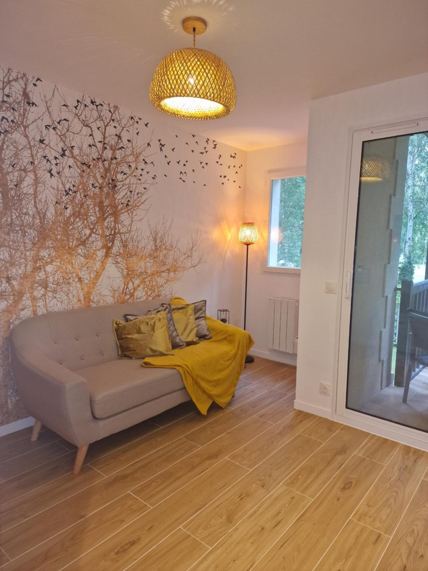 Appart 2 Chambres Piscine Chez Rox - Residence Du Golf ドーヴィル エクステリア 写真